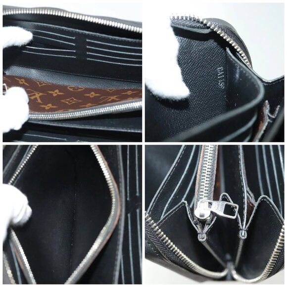 LOUIS VUITTON Monogram Macassar Zippy XL Long Wallet M61506 LV Auth 140217 - Picture 15 of 16